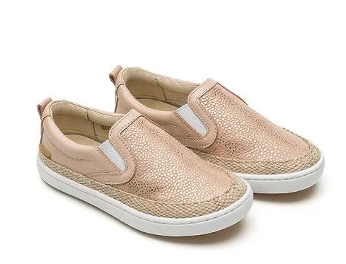 Tenis Tip Toey Joey Little Straw Pink Gold